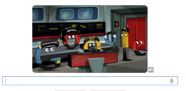 Google Celebrates 'Star Trek' Birthday With Fun Doodle